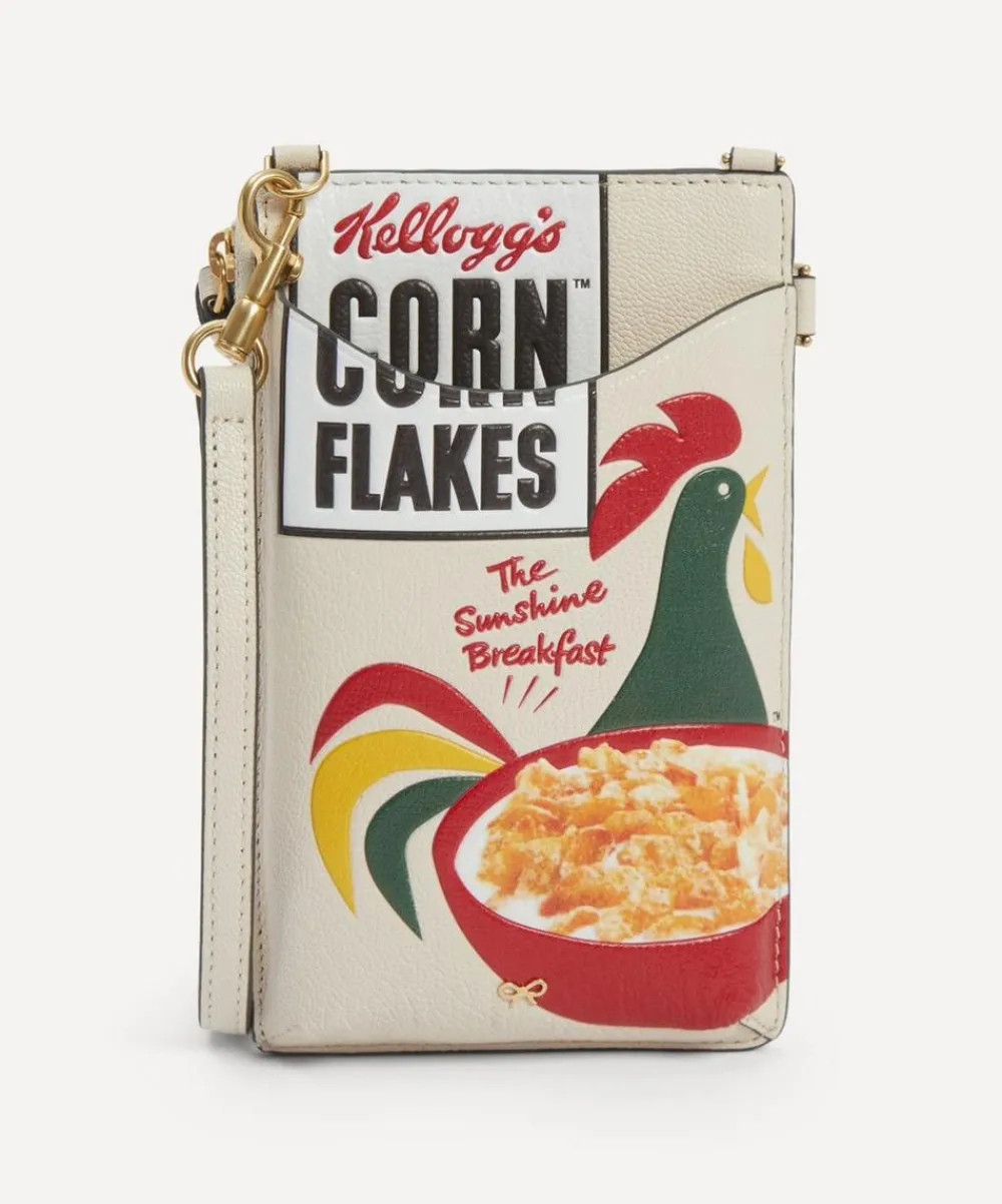 Anya Hindmarch Travel Accessories^Corn Flakes Zip Phone Pouch on Strap