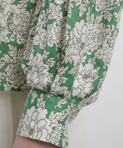 Liberty Tops^Costume Hemp Volume Sleeve Shirt