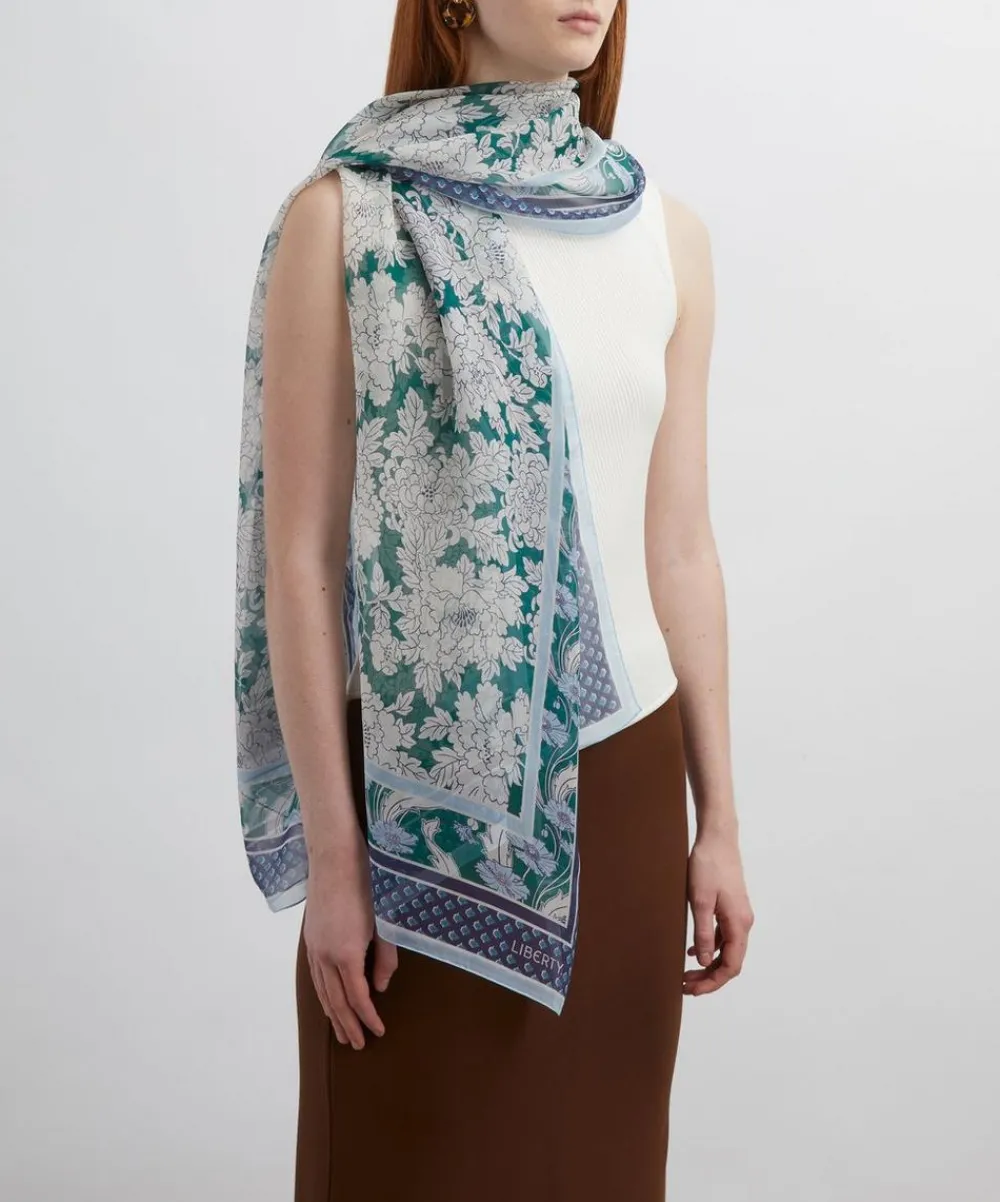 Liberty Scarves^Costume 70x200 Silk Chiffon Scarf