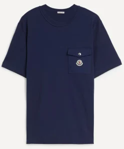 Moncler Tops^Cotton Pocket T-Shirt