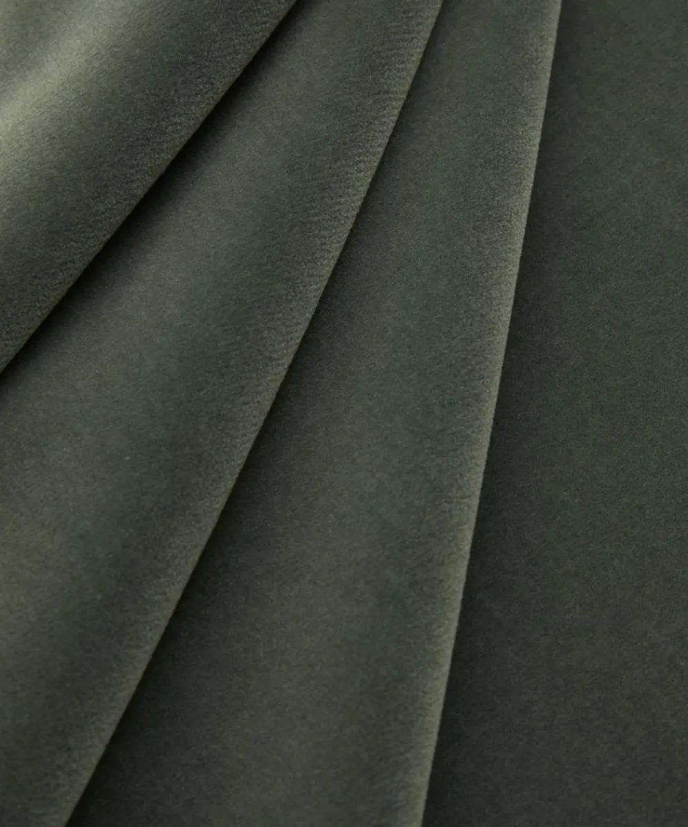 Liberty Interiors Furnishing Fabrics^Cotton Velvet in Agave