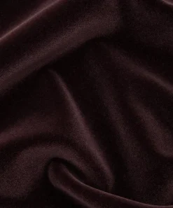 Liberty Interiors Furnishing Fabrics^Cotton Velvet in Brinjal