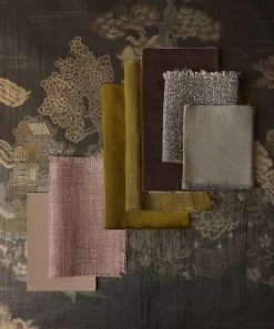 Liberty Interiors Furnishing Fabrics^Cotton Velvet in Curlew