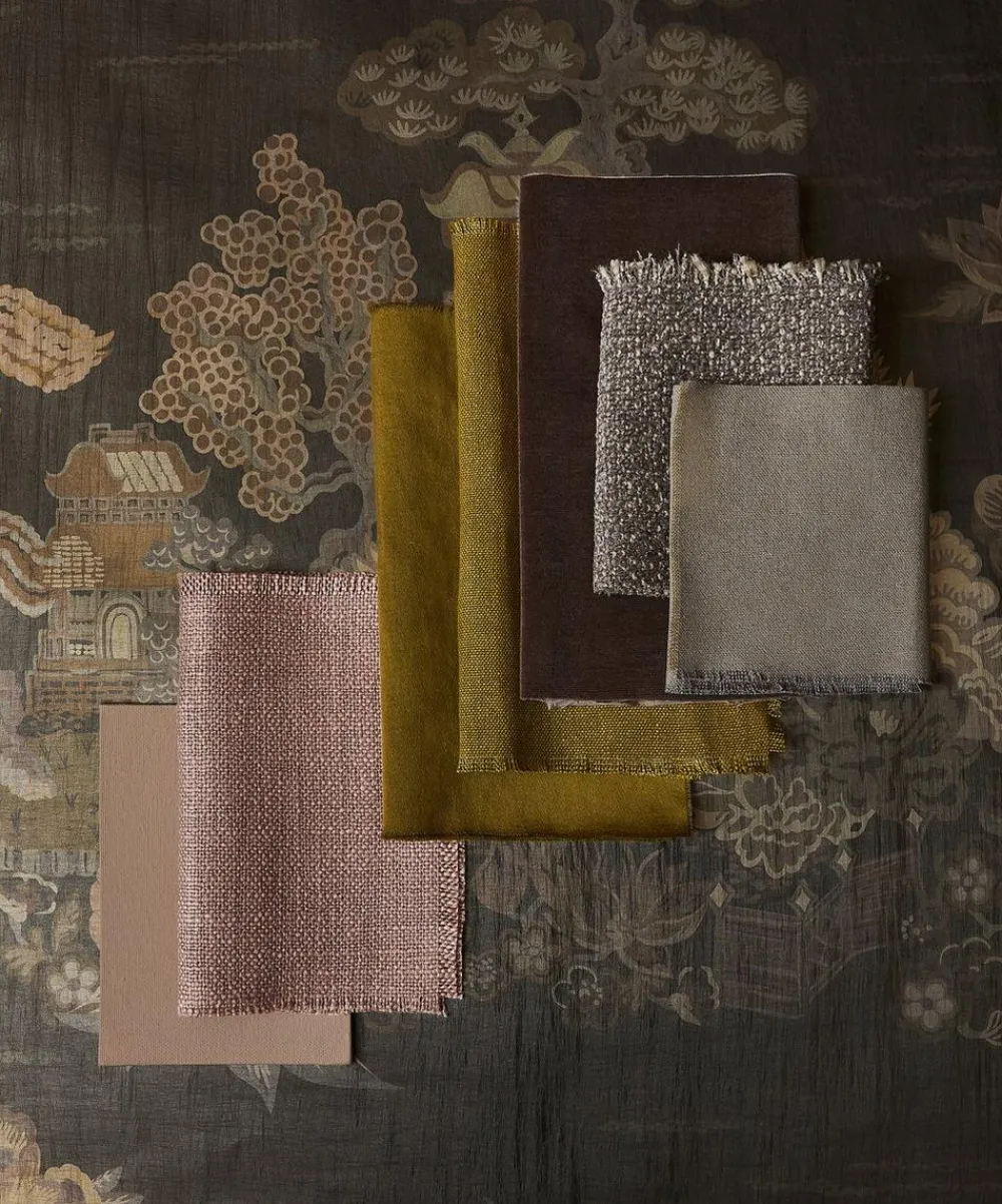 Liberty Interiors Furnishing Fabrics^Cotton Velvet in Curlew