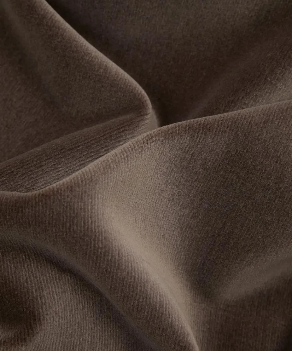 Liberty Interiors Furnishing Fabrics^Cotton Velvet in Curlew