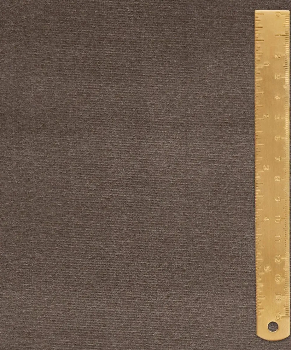 Liberty Interiors Furnishing Fabrics^Cotton Velvet in Curlew