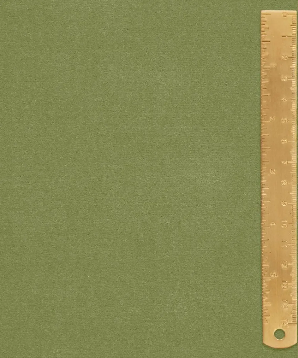 Liberty Interiors Furnishing Fabrics^Cotton Velvet in Fern