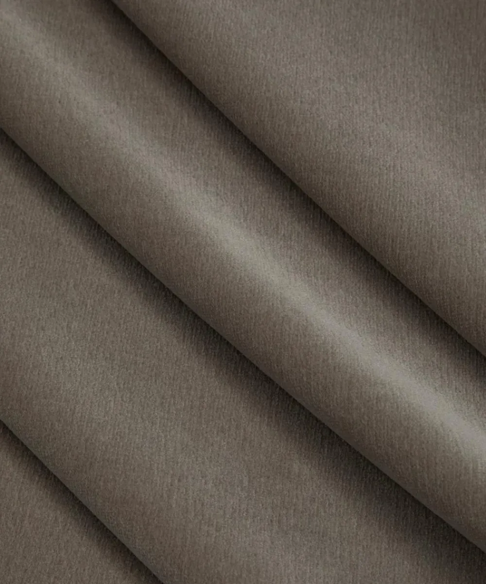 Liberty Interiors Furnishing Fabrics^Cotton Velvet in Flax