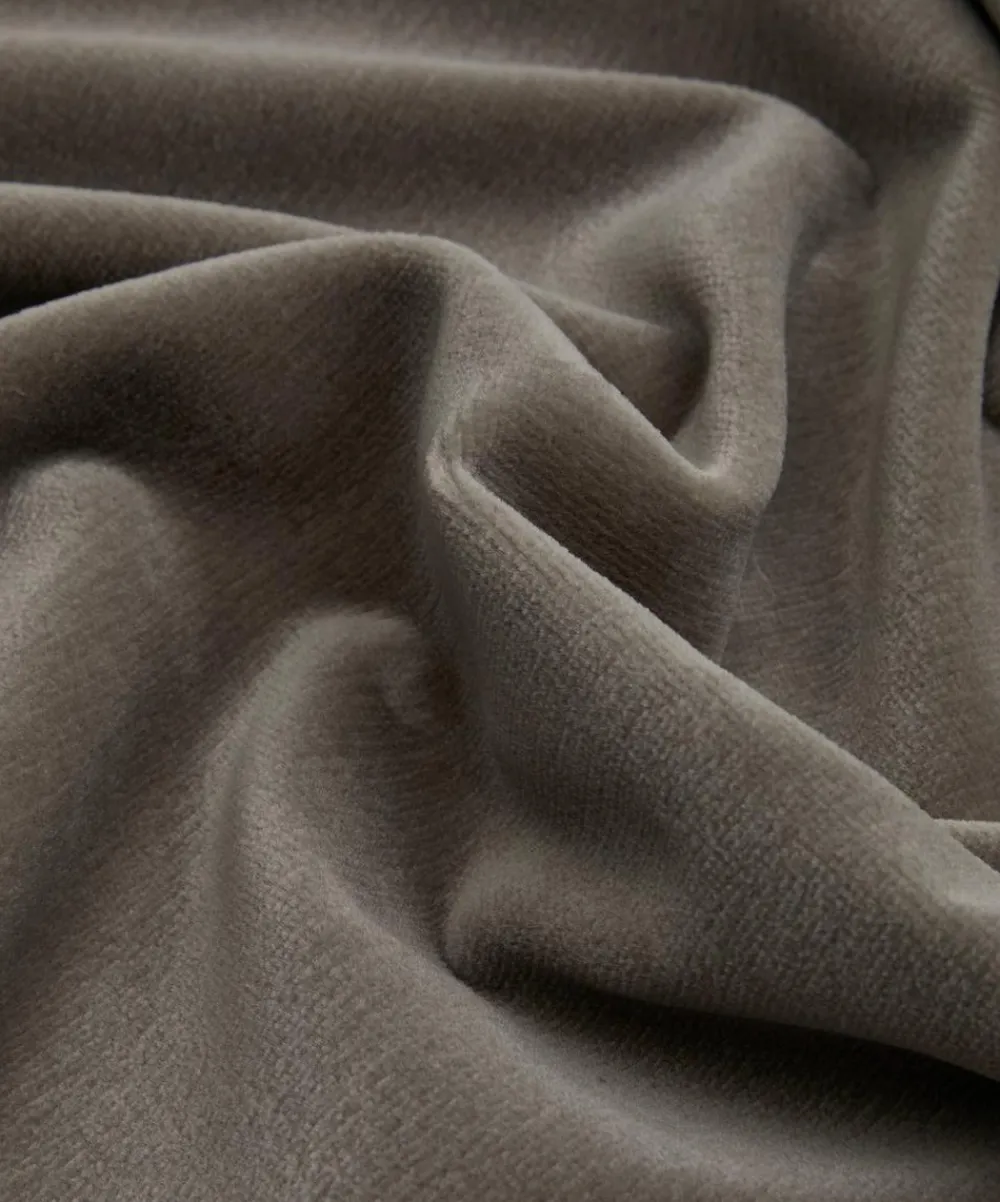 Liberty Interiors Furnishing Fabrics^Cotton Velvet in Flax