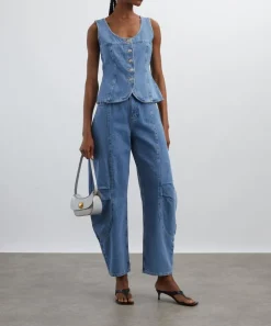 Aligne Jeans^Courage Barrel-Leg Jeans