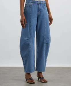 Aligne Jeans^Courage Barrel-Leg Jeans