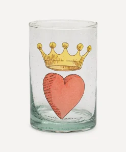 Marin Montagut Glass & Drinksware^Crowned Heart Glass