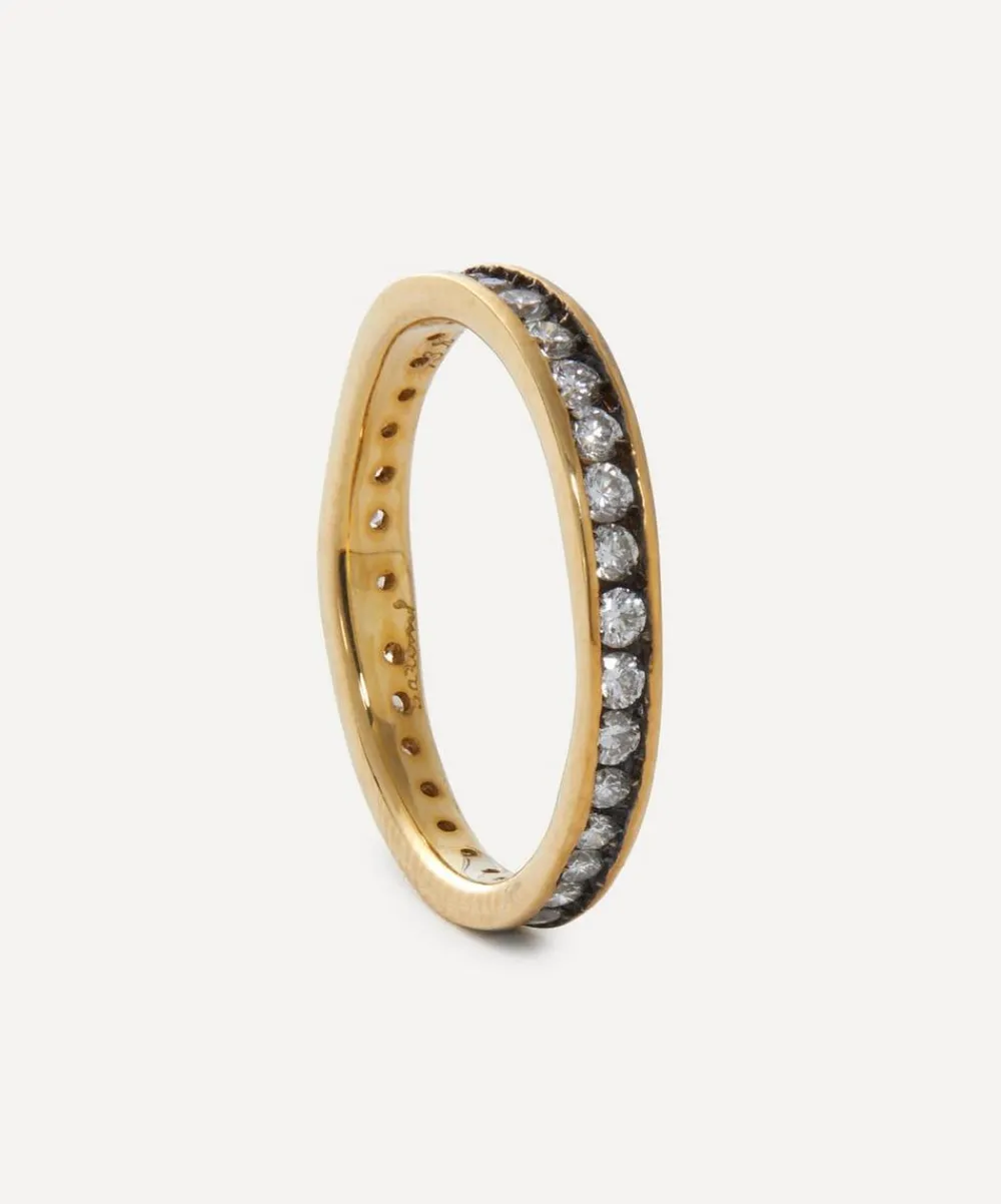 Satomi Kawakita Rings|Rings^18ct Gold Absolute White Diamond Band Ring
