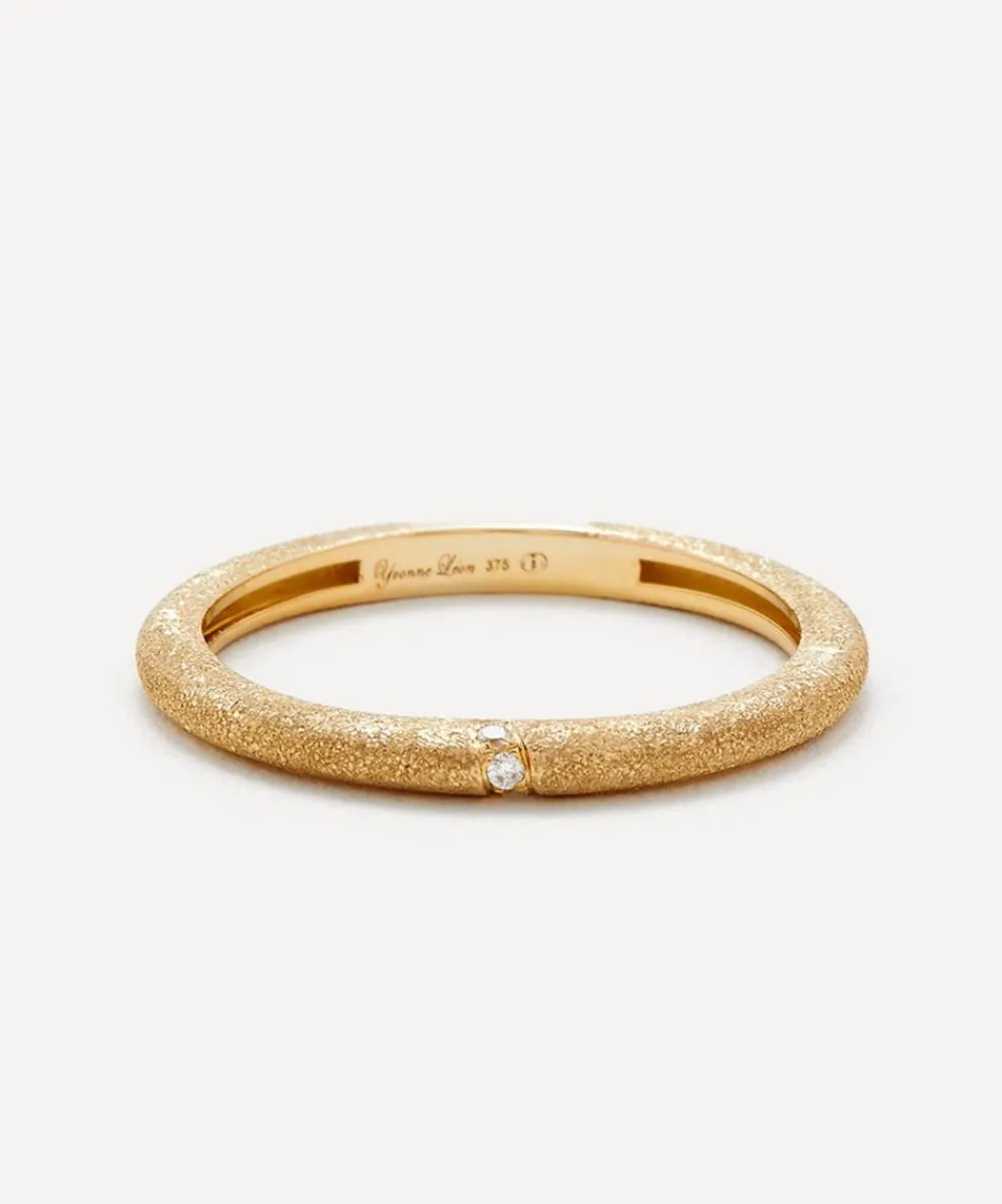 Yvonne Léon Rings|Rings^9ct Gold Alliance Mini Diamond Ring