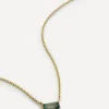 Suzanne Kalan Necklaces|Necklaces^14ct Gold Amalfi Emerald Cut Green Envy Topaz Pendant Necklace