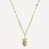 Acanthus Necklaces^14ct Gold Amulet Sacred Heart Pendant Necklace