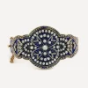 Kojis Bracelets|Bracelets^14ct Gold Antique Enamel and Diamond Bangle Bracelet