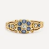 Kojis Rings|Rings^18ct Gold Antique Sapphire and Diamond Cluster Ring