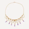 Kojis Necklaces|Necklaces^14ct Gold Antique Suffragette Festoon Necklace