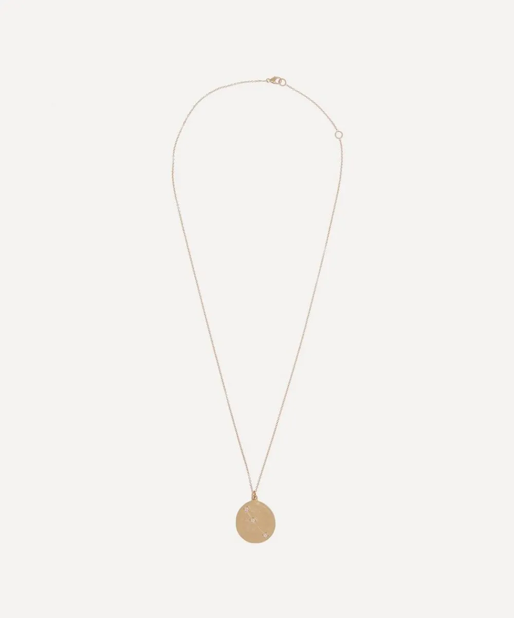 Brooke Gregson Necklaces|Necklaces^14ct Gold Aries Astrology Diamond Necklace