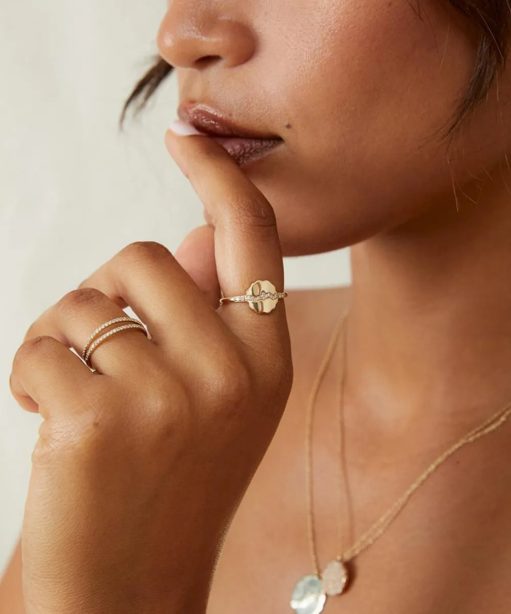 Astley Clarke Rings^14ct Gold Asteri Diamond Ring