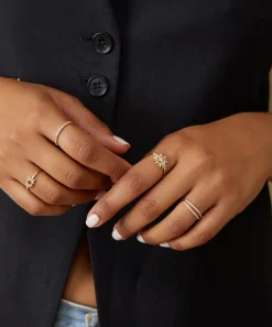 Astley Clarke Rings^14ct Gold Atomic Diamond Ring