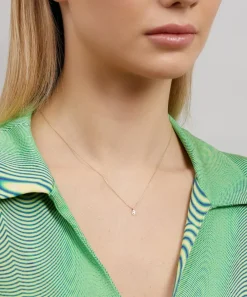 AURUM + GREY Necklaces^9ct Gold B Initial Pendant Necklace