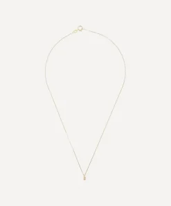 AURUM + GREY Necklaces^9ct Gold B Initial Pendant Necklace
