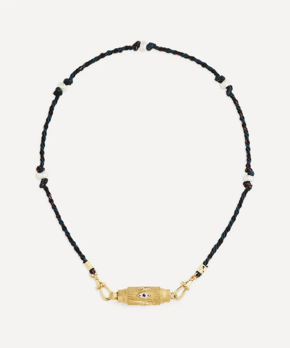 Marie Lichtenberg Necklaces^14ct Gold Baby Evil Eye Locket Necklace