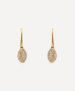 Nada Ghazal Earrings|Earrings^18ct Gold Baby Malak Ice Original Marquise Drop Earrings