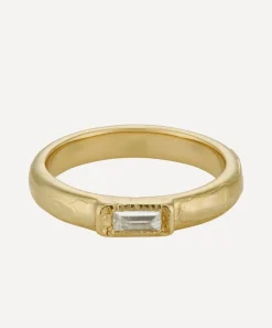 Ellis Mhairi Cameron Rings|Rings^14ct Gold Baguette Diamond Single Scatter Ring