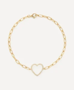 Roxanne First Bracelets|Bracelets^14ct Gold Big Love Heart Bracelet