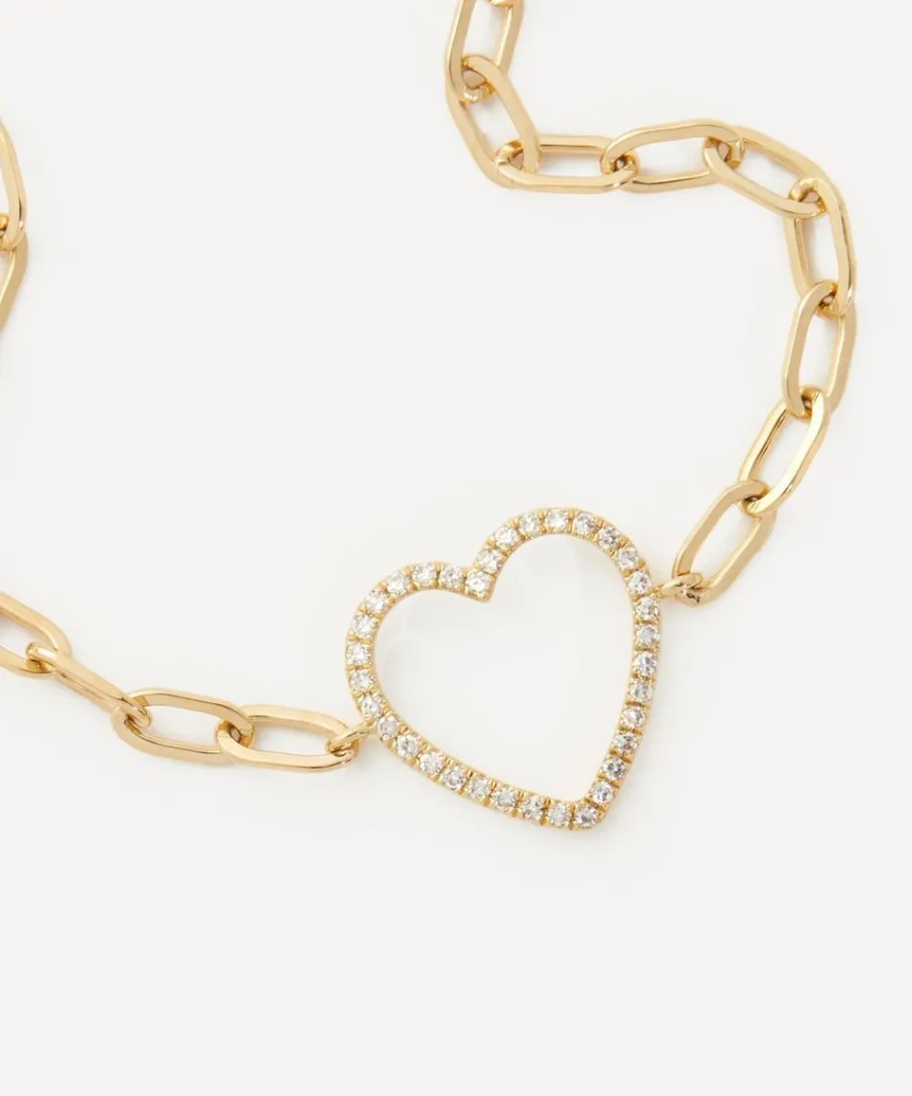 Roxanne First Bracelets|Bracelets^14ct Gold Big Love Heart Bracelet