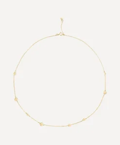 Dinny Hall Necklaces^9ct Gold Bijou Folded Heart Necklace