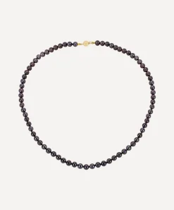 Kojis Necklaces|Necklaces^18ct Gold Black Pearl Necklace