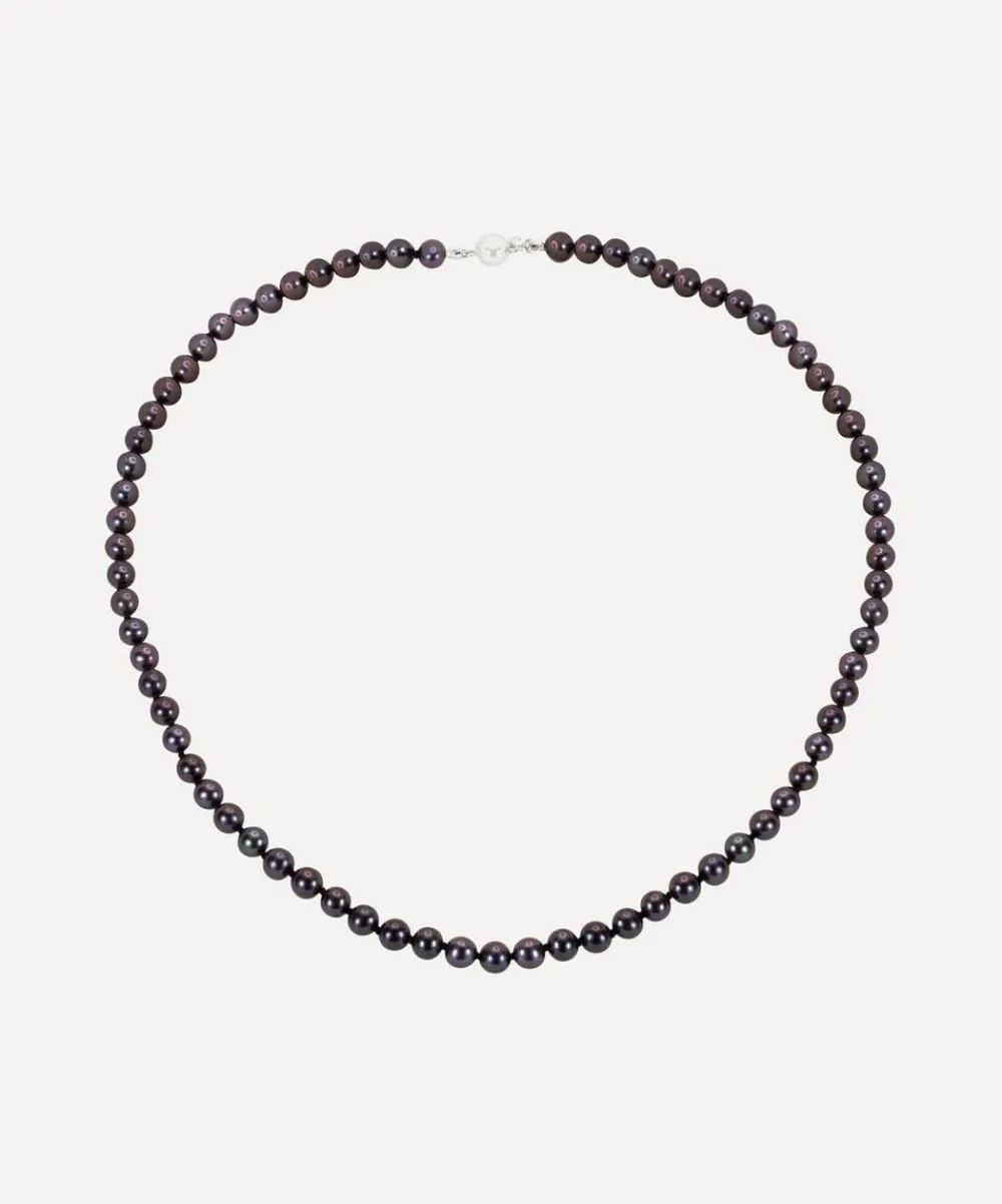 Kojis Necklaces|Necklaces^18ct Gold Black Pearl Necklace