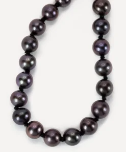 Kojis Necklaces|Necklaces^18ct Gold Black Pearl Necklace