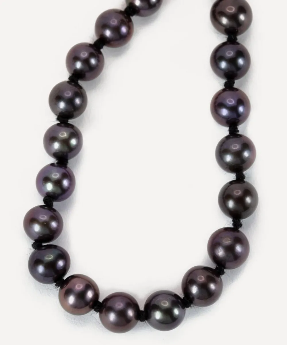 Kojis Necklaces|Necklaces^18ct Gold Black Pearl Necklace