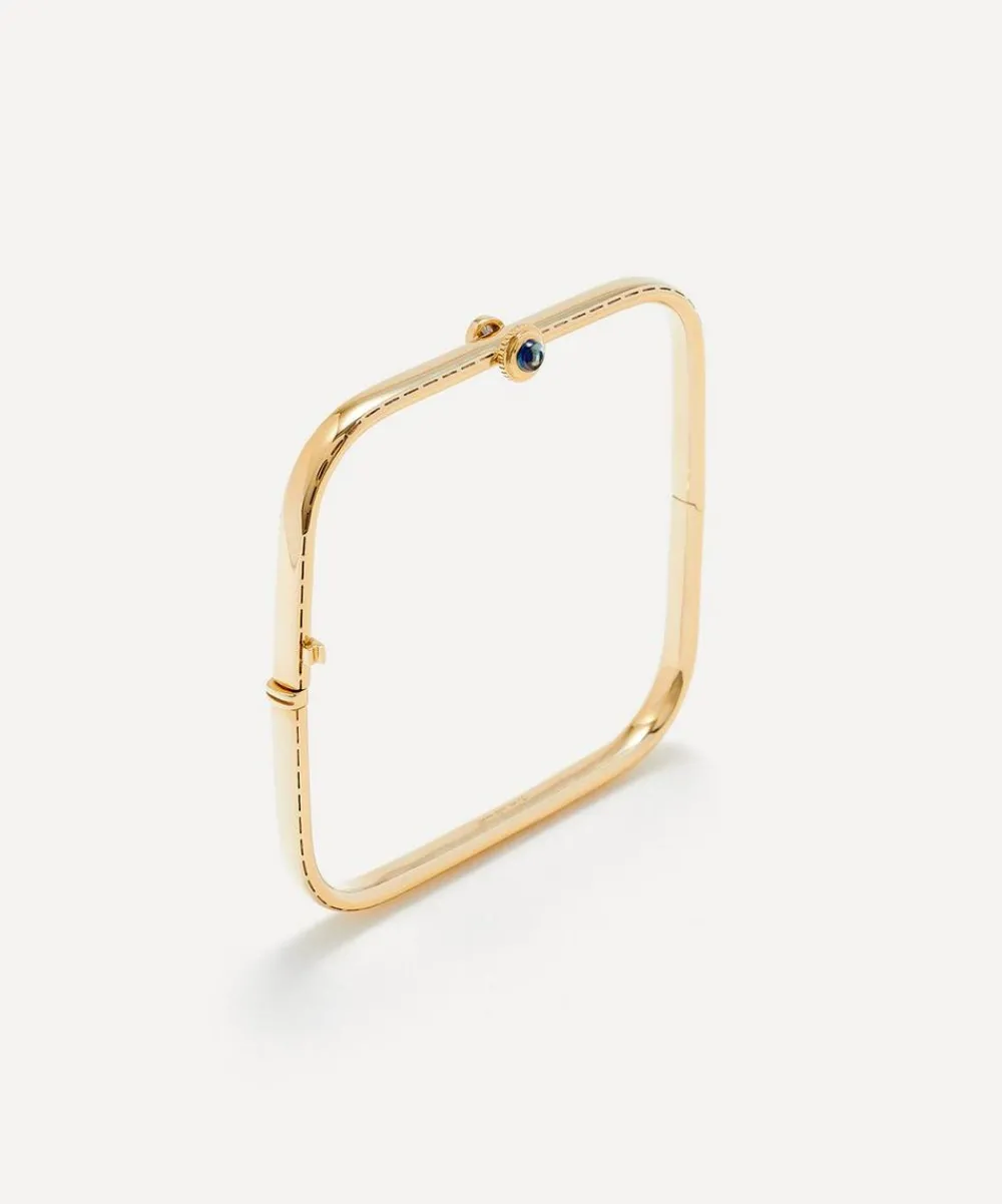 Yvonne Léon Bracelets|Bracelets^9ct Gold Blue Sapphire Bangle Bracelet