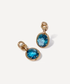 Annoushka Earrings|Earrings^14ct Gold Blue Topaz Earring Drops