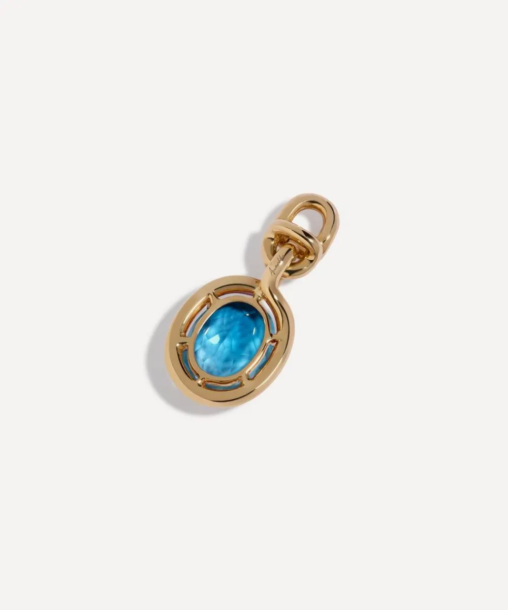Annoushka Earrings|Earrings^14ct Gold Blue Topaz Earring Drops