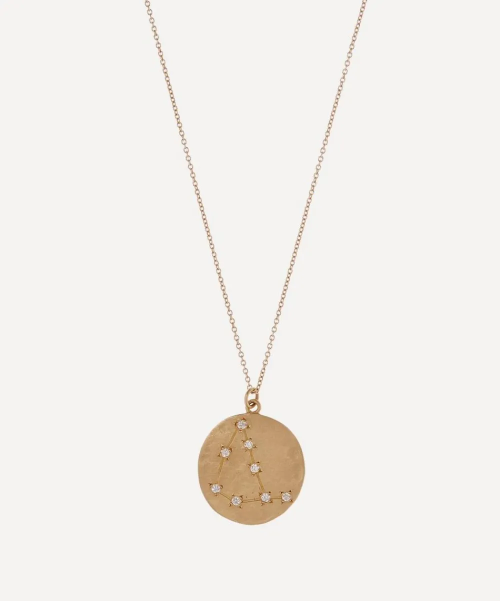 Brooke Gregson Necklaces^14ct Gold Capricorn Astrology Diamond Necklace