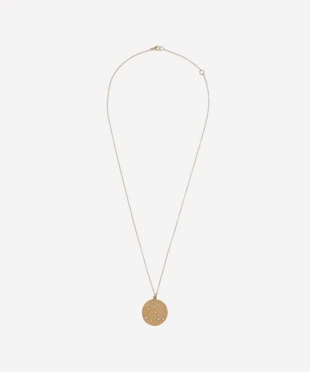 Brooke Gregson Necklaces^14ct Gold Capricorn Astrology Diamond Necklace