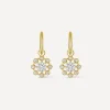 Dinny Hall Earrings|Earrings^14ct Gold Celandine Diamond Drop Hoop Earrings