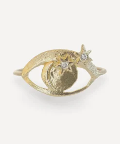 Acanthus Rings|Rings^14ct Gold Celestial Eye Ring