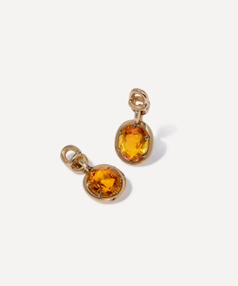 Annoushka Earrings|Earrings^14ct Gold Citrine Earring Drops