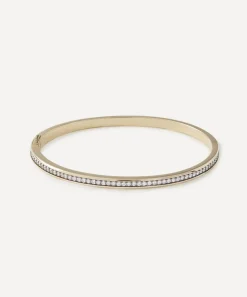 By Pariah Bracelets|Bracelets^14ct Gold Classic Diamond Bangle Bracelet