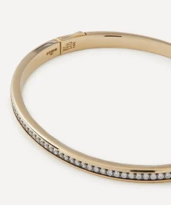 By Pariah Bracelets|Bracelets^14ct Gold Classic Diamond Bangle Bracelet