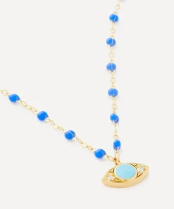 Gigi Clozeau Necklaces|Necklaces^18ct Gold Classic Evil Eye Bead Necklace
