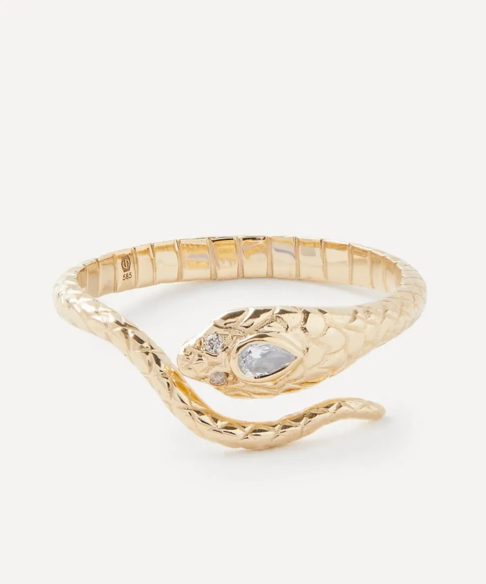 Celine Daoust Rings|Rings^14ct Gold Cobra Diamond Ring